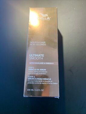 Wella Ultimate Smooth Miracle Oil Serum - 100ml - New!